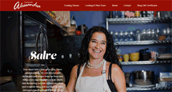 Desktop Screenshot of cookingwithalessandra.com